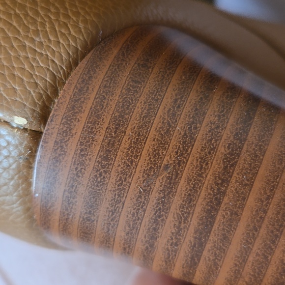 Michael Kors Britt Leather Ankle Booties Size 11 Luggage Color - Picture 5 of 12